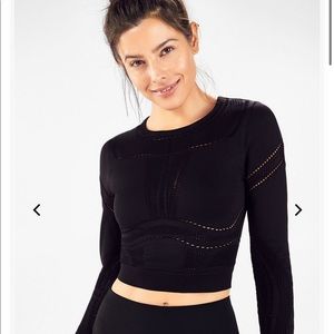 Fabletics Mesh Long Sleeve Top Women’s L